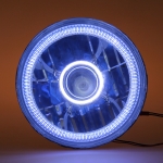 CARZOOM NEW 7" ROUND DUAL COB HEAD LAMP